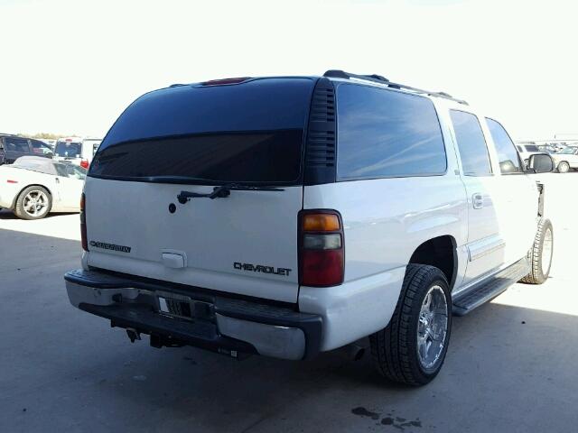 1GNEC16Z82J205319 - 2002 CHEVROLET SUBURBAN C WHITE photo 4