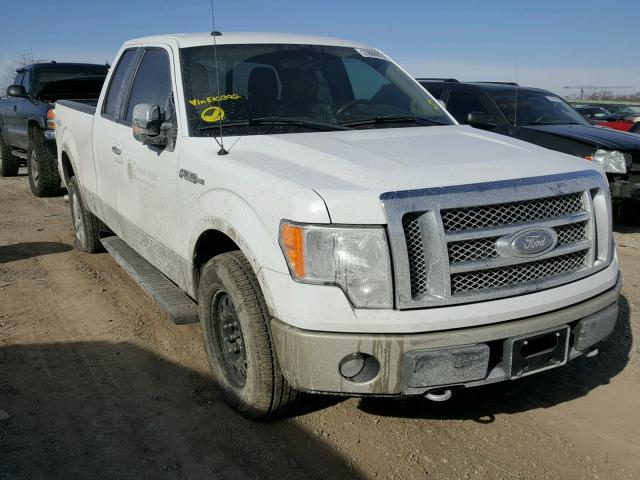 1FTFX1EV1AKE10392 - 2010 FORD F150 SUPER WHITE photo 1