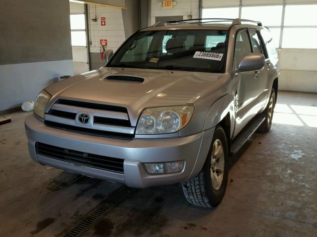 JTEBU14R840047807 - 2004 TOYOTA 4RUNNER SR GRAY photo 2