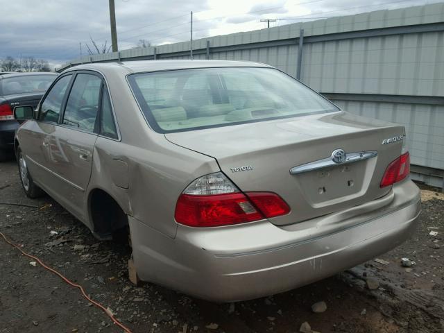 4T1BF28B83U316876 - 2003 TOYOTA AVALON XL GOLD photo 3