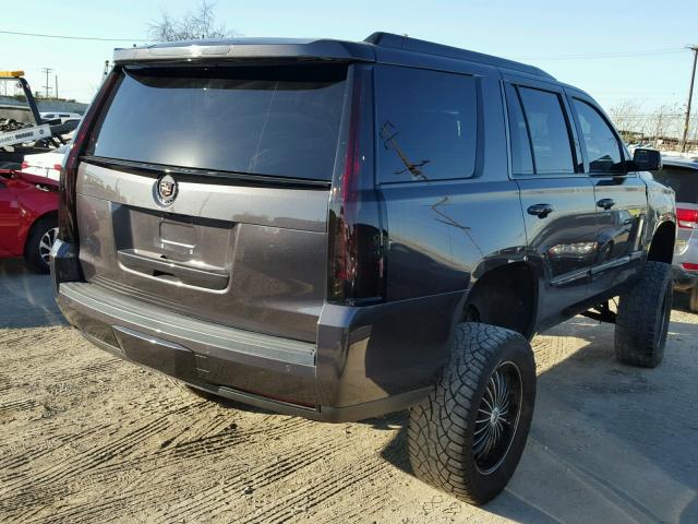 1GYS3BKJ8FR238047 - 2015 CADILLAC ESCALADE L CHARCOAL photo 4