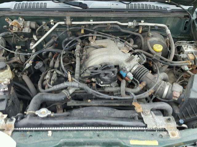 1N6ED27Y0YC363620 - 2000 NISSAN FRONTIER C GREEN photo 7