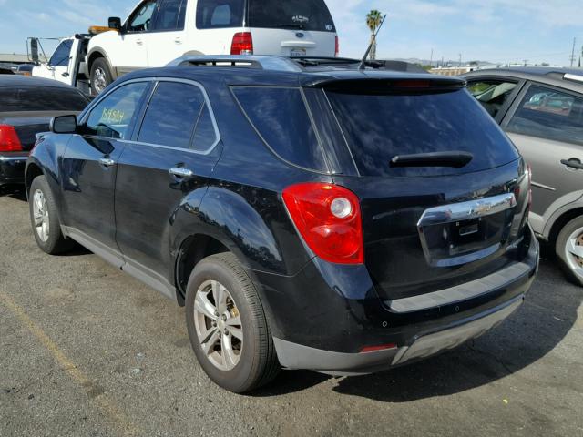 2CNALFEW3A6397252 - 2010 CHEVROLET EQUINOX LT BLACK photo 3