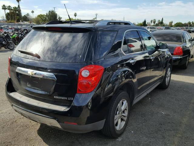 2CNALFEW3A6397252 - 2010 CHEVROLET EQUINOX LT BLACK photo 4