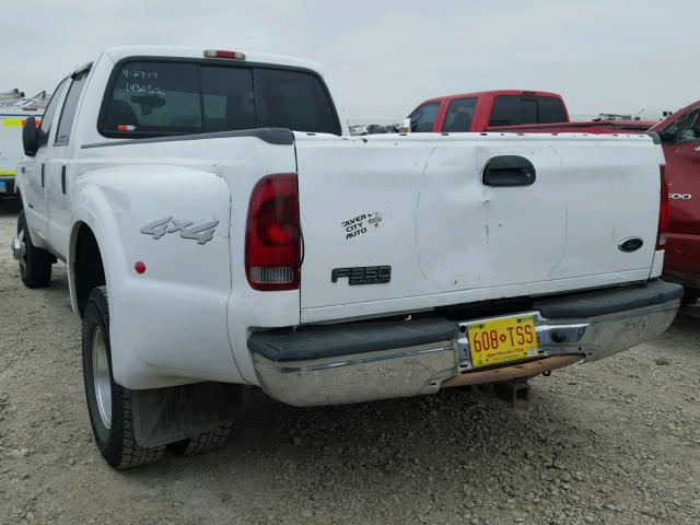 1FTWW33F7YED42151 - 2000 FORD F350 SUPER WHITE photo 3