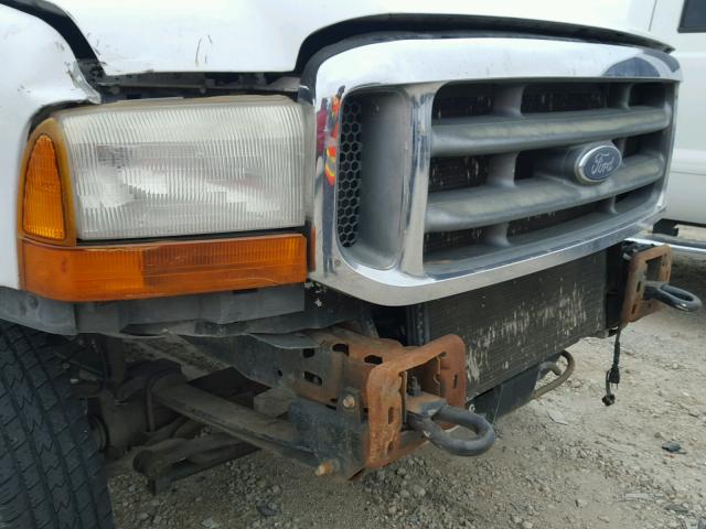 1FTWW33F7YED42151 - 2000 FORD F350 SUPER WHITE photo 9