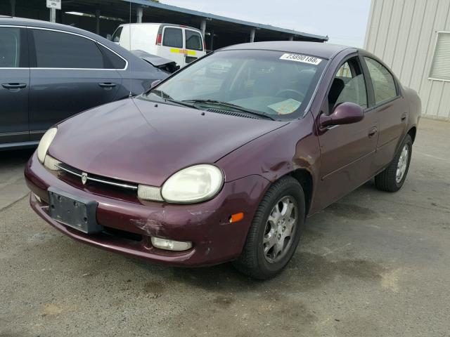 1P3ES46C9YD669140 - 2000 PLYMOUTH NEON BASE 紫色 照片 2