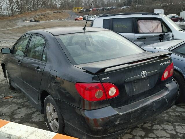 2T1BR32E46C575662 - 2006 TOYOTA COROLLA CE BLACK photo 3