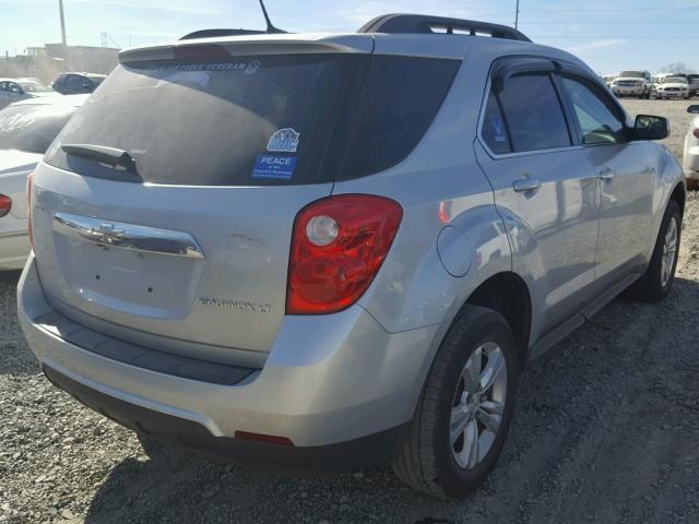 2GNALDEK3D6399245 - 2013 CHEVROLET EQUINOX LT SILVER photo 4