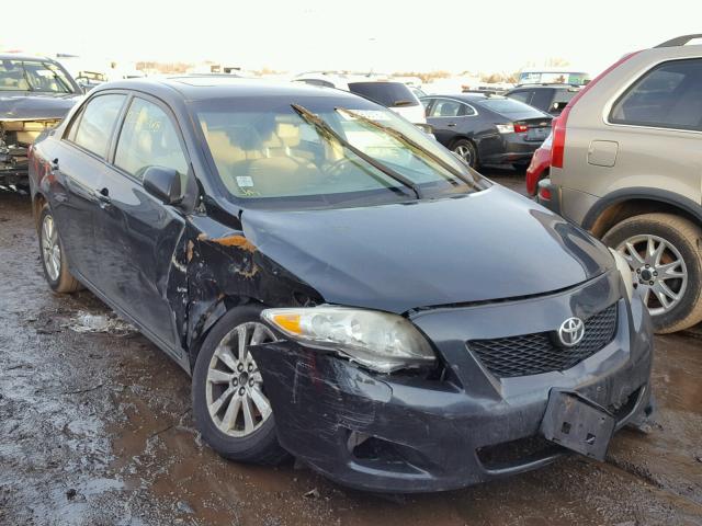 1NXBU40E59Z081515 - 2009 TOYOTA COROLLA BA BLACK photo 1