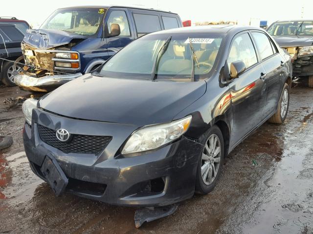 1NXBU40E59Z081515 - 2009 TOYOTA COROLLA BA BLACK photo 2