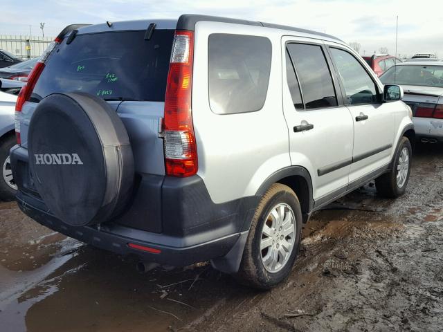 SHSRD78865U309018 - 2005 HONDA CR-V EX SILVER photo 4