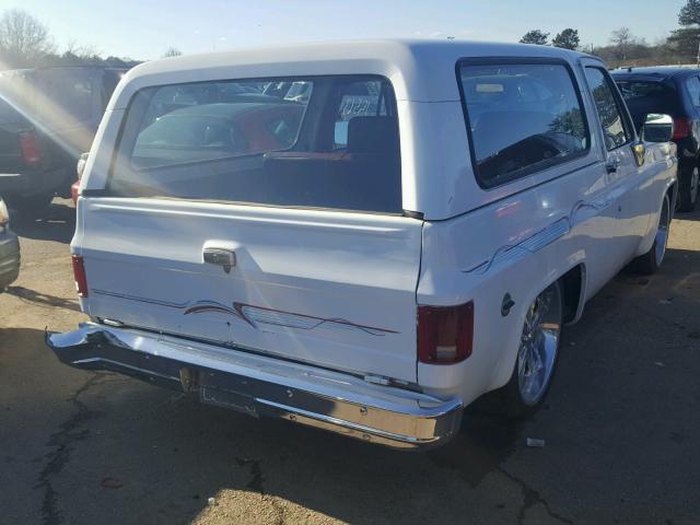 CCL188F167473 - 1978 CHEVROLET BLAZER WHITE photo 4