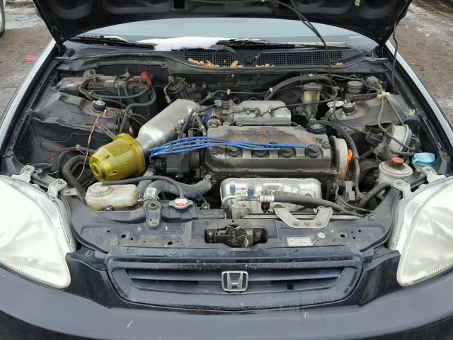 1HGEJ8147TL018695 - 1996 HONDA CIVIC EX BLACK photo 7