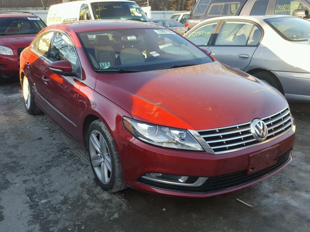 WVWBP7AN1DE558939 - 2013 VOLKSWAGEN CC SPORT RED photo 1