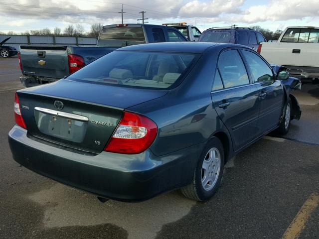 4T1BF32K83U553382 - 2003 TOYOTA CAMRY LE GREEN photo 4