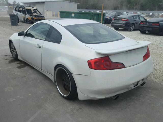 JNKCV54E46M715803 - 2006 INFINITI G35 WHITE photo 3