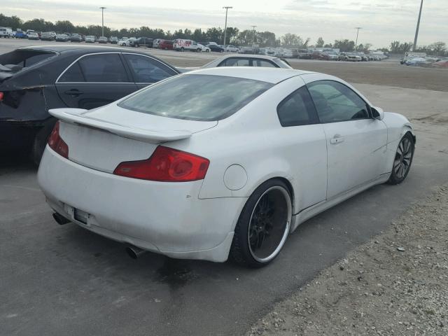 JNKCV54E46M715803 - 2006 INFINITI G35 WHITE photo 4