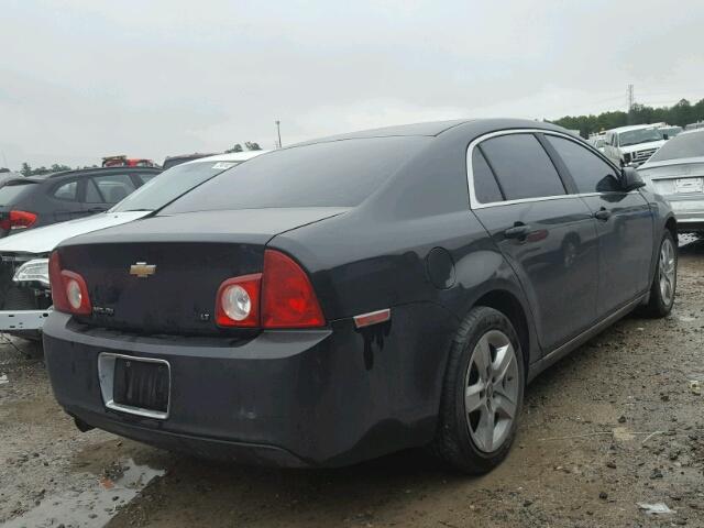 1G1ZH57B39F201009 - 2009 CHEVROLET MALIBU 1LT BLACK photo 4