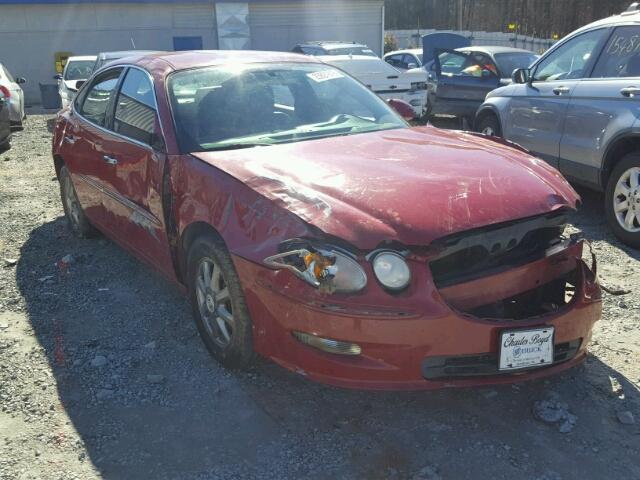 2G4WD582181164855 - 2008 BUICK LACROSSE C RED photo 1