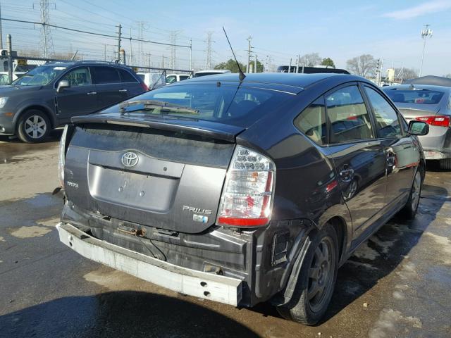 JTDKB20U673265788 - 2007 TOYOTA PRIUS GRAY photo 4