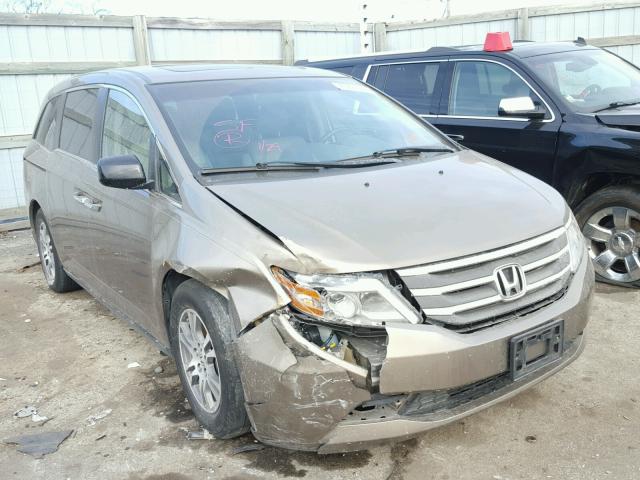 5FNRL5H68CB084871 - 2012 HONDA ODYSSEY EX GOLD photo 1