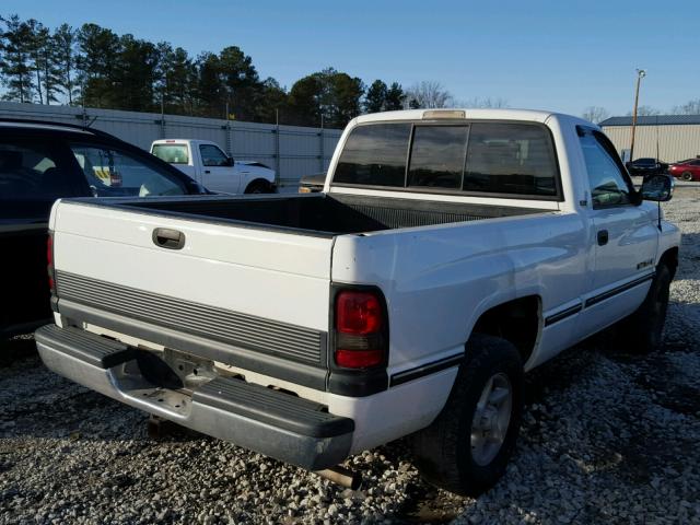 1B7HC16Y8TS703450 - 1996 DODGE RAM 1500 WHITE photo 4