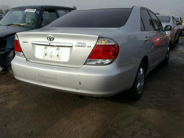 4T1BE32K16U138038 - 2006 TOYOTA CAMRY LE SILVER photo 4