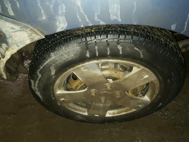 KL1TD66627B781965 - 2007 CHEVROLET AVEO BASE BLUE photo 9