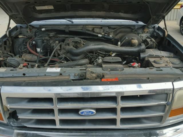 1FTEF15N7NLA70955 - 1992 FORD F150 BLACK photo 7