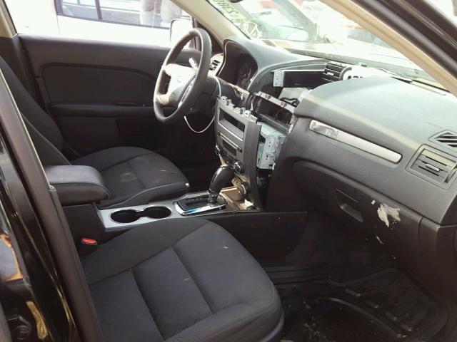 3FAHP0HA4AR386716 - 2010 FORD FUSION SE BLACK photo 5