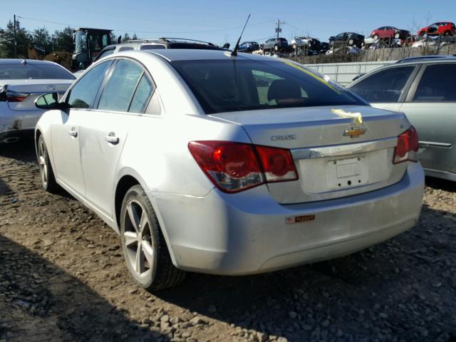 1G1PG5SC6C7269915 - 2012 CHEVROLET CRUZE LT BLACK photo 3