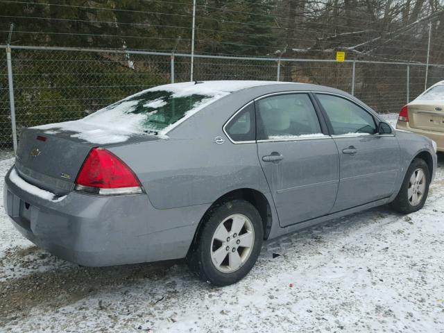 2G1WT58K979229595 - 2007 CHEVROLET IMPALA LT GRAY photo 4