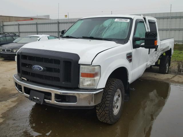 1FTWW31R68ED60430 - 2008 FORD F350 SRW S WHITE photo 2