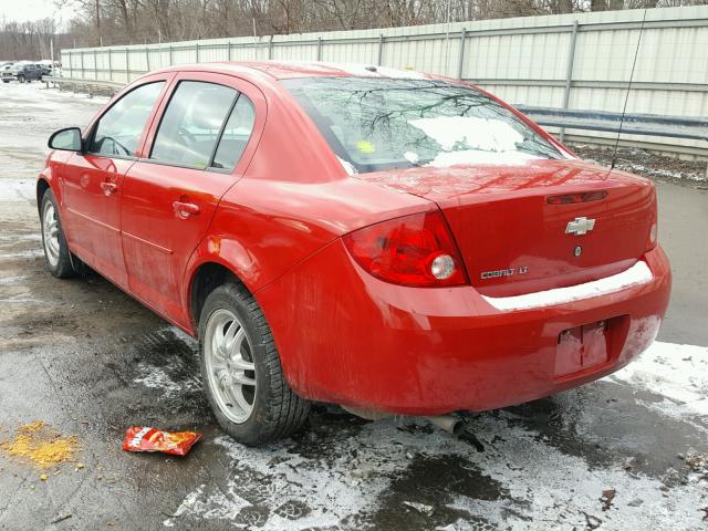 1G1AL55F277373833 - 2007 CHEVROLET COBALT LT RED photo 3