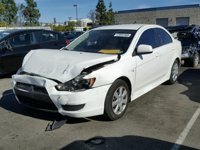 JA32U2FU8DU019010 - 2013 MITSUBISHI LANCER ES/ WHITE photo 2