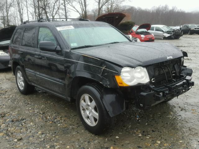 1J8HS48N58C230382 - 2008 JEEP GRAND CHER BLACK photo 1