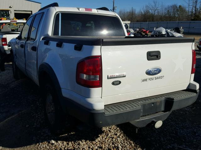 1FMEU31K27UA29056 - 2007 FORD EXPLORER S WHITE photo 3