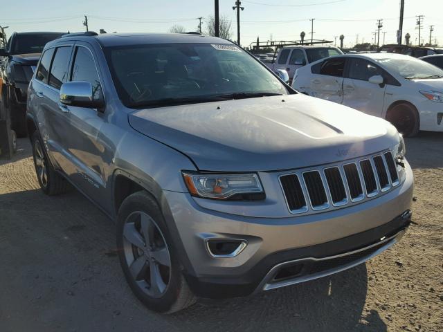 1C4RJEBM8EC329973 - 2014 JEEP GRAND CHER GRAY photo 1