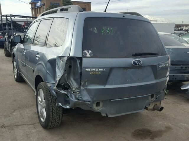 JF2SH64619H735380 - 2009 SUBARU FORESTER 2 GREEN photo 3