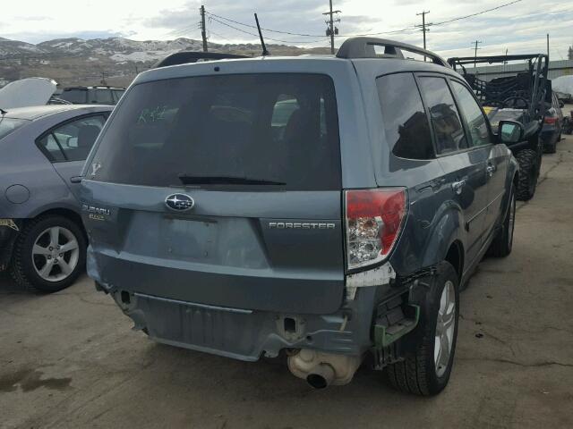 JF2SH64619H735380 - 2009 SUBARU FORESTER 2 GREEN photo 4