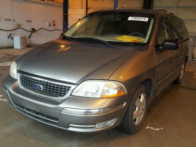 2FMZA52421BB87027 - 2001 FORD WINDSTAR S SILVER photo 2