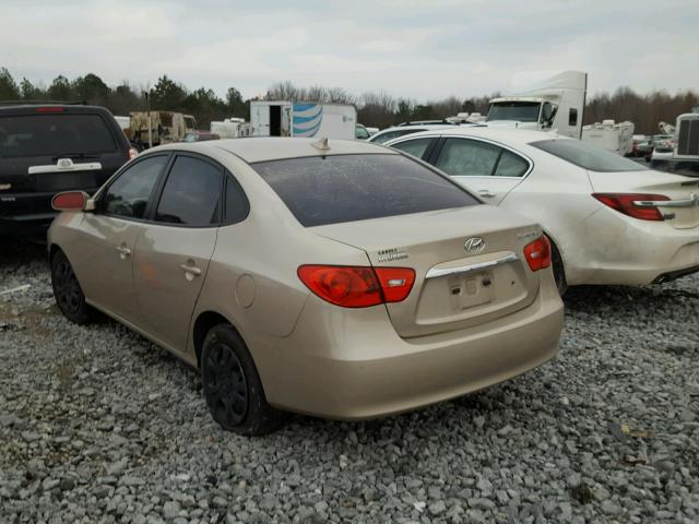 KMHDU4AD0AU130266 - 2010 HYUNDAI ELANTRA BL TAN photo 3