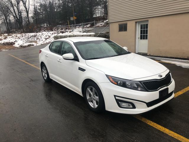 5XXGM4A77FG354594 - 2015 KIA OPTIMA LX WHITE photo 1