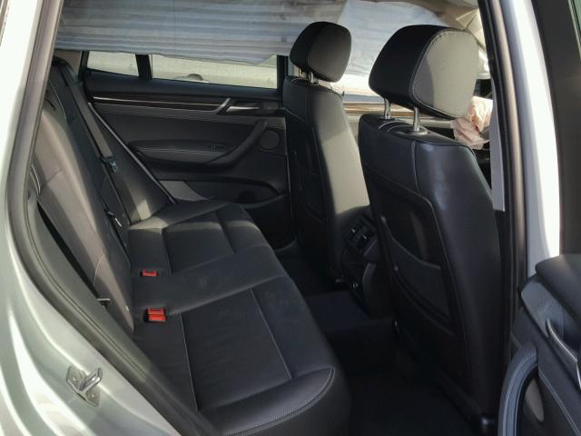 5UXWX9C59G0D73650 - 2016 BMW X3 XDRIVE2 SILVER photo 6