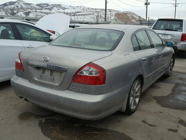 JNKBF01A72M007729 - 2002 INFINITI Q45 BEIGE photo 4