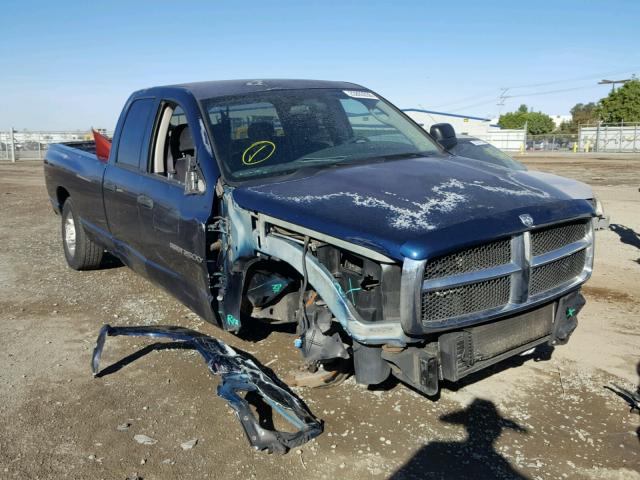 3D7KA28CX4G174908 - 2004 DODGE RAM 2500 S BLUE photo 1