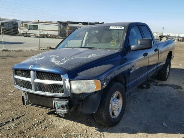 3D7KA28CX4G174908 - 2004 DODGE RAM 2500 S BLUE photo 2