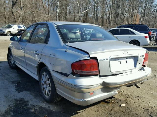 KMHWF35H95A105139 - 2005 HYUNDAI SONATA GLS SILVER photo 3