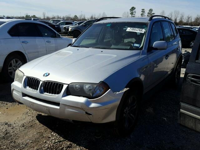 WBXPA934X6WG88003 - 2006 BMW X3 3.0I SILVER photo 2